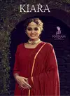 Poonam Designer Kiara Rayon Malai Foil Print Latest Designer Gown Collection 