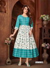 Poonam Raga Festive Wear Wholesale Printed Anarkali Kurtis
