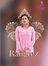 Poonam Rangrez Ethnic Wear Georgette Designer Kurti Collection
