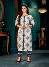 Poonam Tadap Casual Wear rayon Printed Kurti With Pant Latest Collection