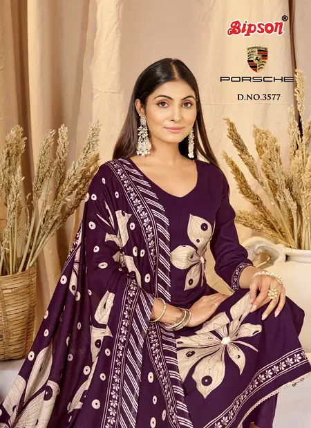 Porsche 3577 By Bipson Pashmina Printed Dress Material Orders In India