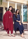 Porter By Sweety Hand Work Designer Kurti With Bottom Dupatta Wholesale Shop In Surat