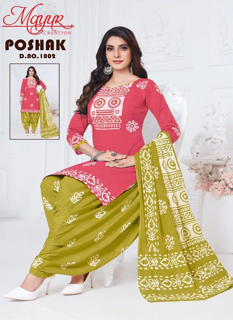 Poshak Vol 1 By Mayur Cotton Printed Dress Material Wholesale Market In Surat Catalog