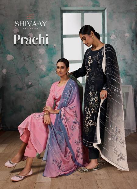 Prachi By Shivaay Heavy Pure Lawn Cotton Printed Dress Material Wholesale Market In Surat
