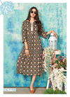 Pranjal Passion 7 Fancy Wear Designer Rayon Printed Anarkali Kurti Collection