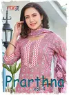 Prathna Vol 4 By Rung Printed Cotton Kurti With Bottom Dupatta Wholesale Market In Surat
