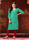 Premnath Parker 5 Ethnic Wear Rayon Designer Embroidery Kurti Collection