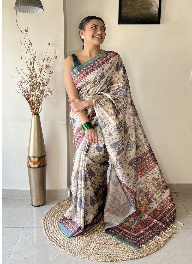 Prerna Soft Silk Printed Sarees Catalog