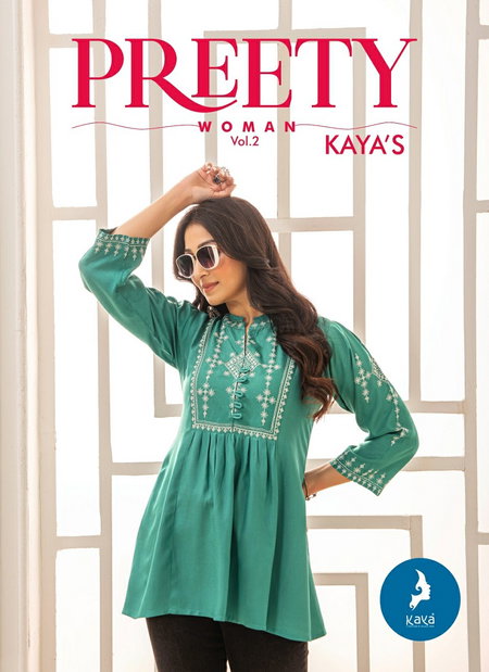Pretty Women 2 By Kaya Rayon Ladies Top Wholesale Price In Surat
