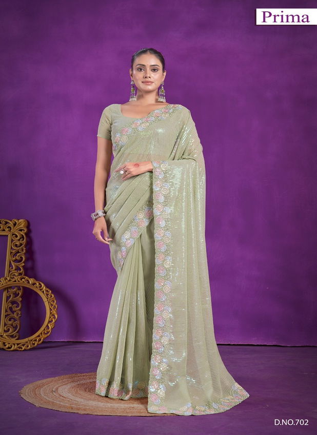 Prima 701 TO 705 Zomato Party Wear Saree Wholesale Suppliers In Mumbai