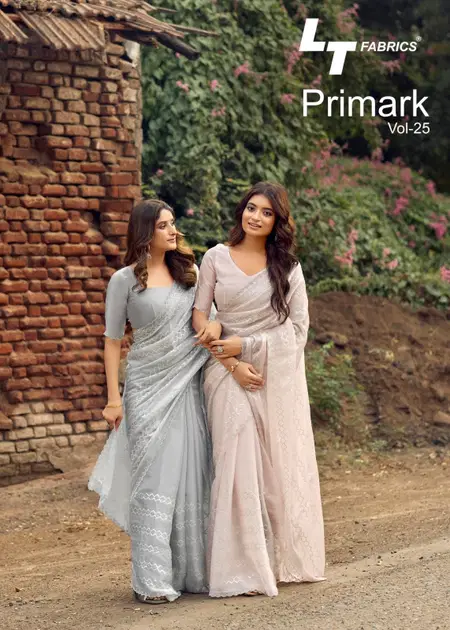 Primark Vol 25 By LT Nc Shine Silk Designer Saree Wholesalers In Surat
