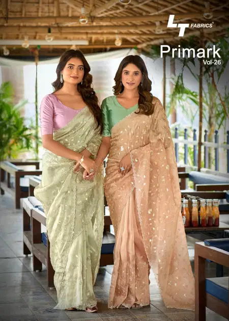 Primark Vol 26 By LT Nc Shine Silk Designer Saree Wholesale Price In Surat