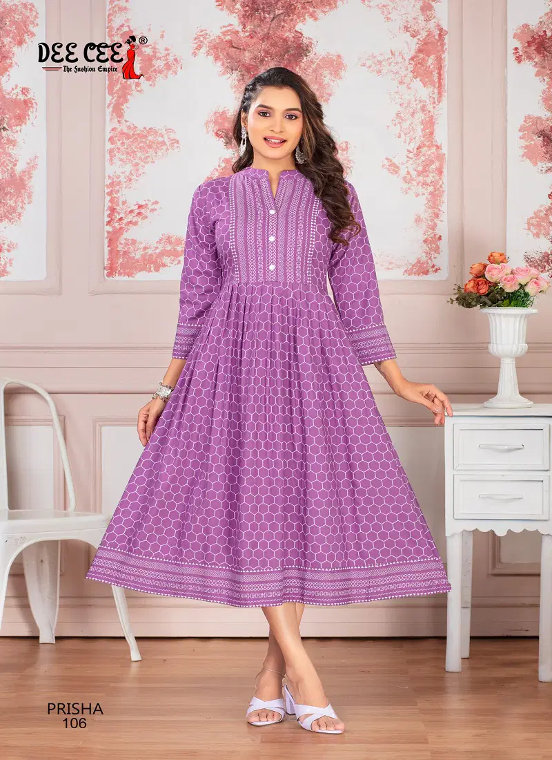 Prisha By Deecee Designer Flared Long Kurtis Suppliers In India Catalog