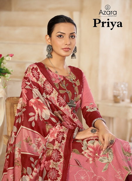 Priya By Radhika Azara Lawn Cotton Dress Material Wholesale Market In Surat
