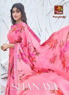 Priya Paridh Shanaya Fancy Printed Daily Wear Moss Fabric With designer Lace Border Saree Collection
