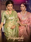 Priyanshi Vol 02 By Kashvi Brasso Designer Sarees Wholesale Price In Surat