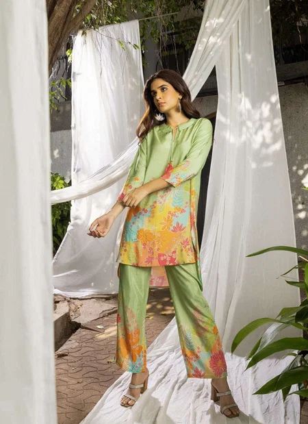 
Psyna 2267 Fancy Amazing Print Tunic With Pant Co Ord Set Wholesale Price In Surat
