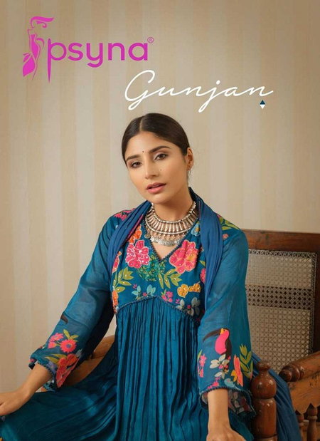 Gunjan By Psyna Classy Look Readymade Top With Bottom Dupatta Best Wholesale Shop In Surat