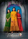 Psyna Phool Vol 3 Casual Wear Full Gown Style Cambric Cotton Kurti Collection 