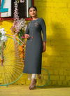 Psyna Poshak Festive Wear Rayon Designer Straight Kurti Latest Collection