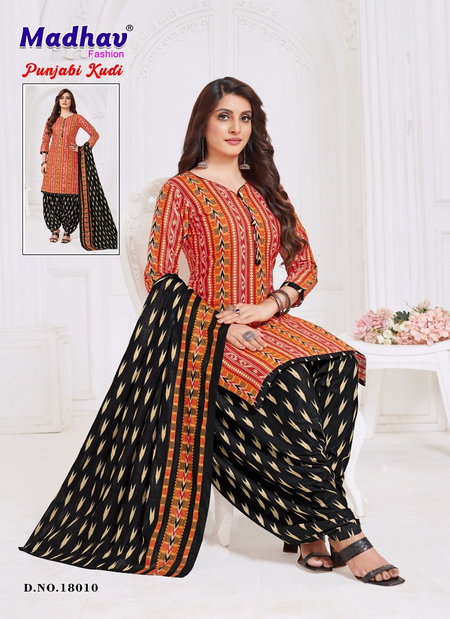 Punjabi Kudi Vol 18 By Madhav Printed Cotton Dress Material Orders In India