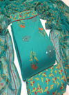 Pure Cotton Designer Latest Mirror Work With Printed Chiffon Dupatta Dress Material Collection 