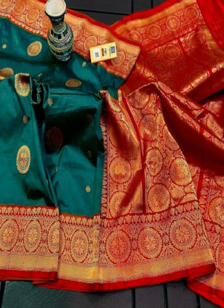 Pure Katan Silk 2 Latest Designer Festive Wear Handloom Banarasi Saree Collection
