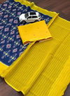 Pure Linen Pochampally 14 Regular Wear Pure Linen Digital Print Saree Collection