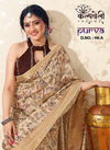 Purva By kalpveli Georgette Print Designer Saree Catalog