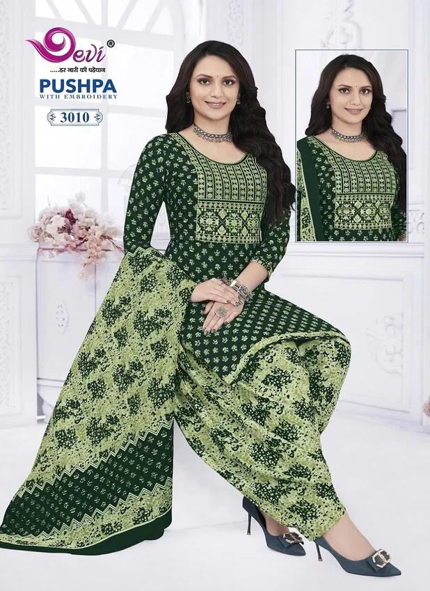 Pushpa Vol 3 By Devi Cottton Printed Readymade Dress Wholesale Shop In Surat
