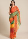 Queen 7 Latest Collection Of Casual Daily Wear Printed Chiffon Saree
