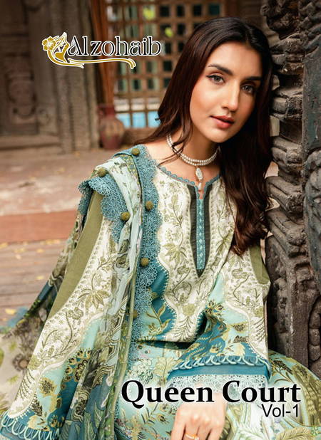 Queen Court Vol 1 By Alzohaib Cotton Pakistani Suits Wholesale Shop In Surat
 Catalog