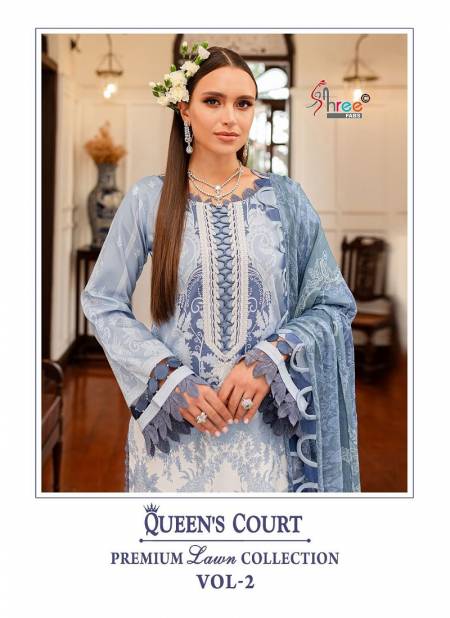 Queens Court Vol 2 By Shree Embroidery Cotton Pakistani Suits Wholesale Shop In Surat Catalog