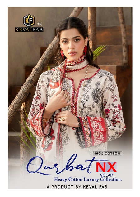 Qurbat Nx Vol 7 By Keval Pure Cotton Printed Pakistani Salwar Suits Orders In India