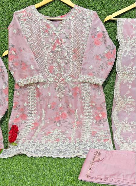 R 1108 By Ramsha Embroidery Organza Pakistani Suits Wholesale Shop In Surat 