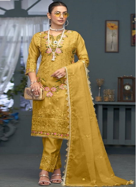 R 1171 Nx Ramsha Organza Pakistani Readymade Suits Wholesalers In Surat
