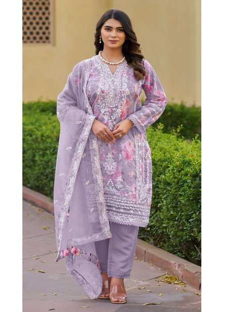R 1249 A To D By Shree Organza Pakistani Readymade Suits Wholesalers In Surat
