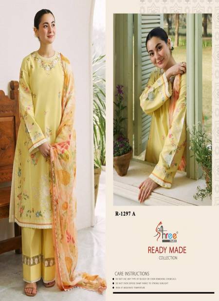R 1297 By Shree Cambric Cottan Pakistani Readymade Suits Wholesale Online Catalog