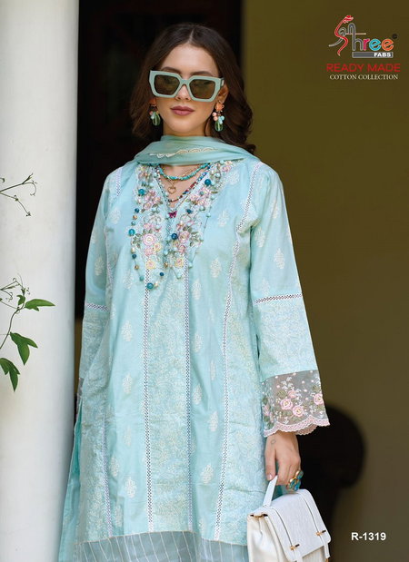 R 1319 By Shree Cambric Cotton Pakistani Suits Wholesale Shop In Surat