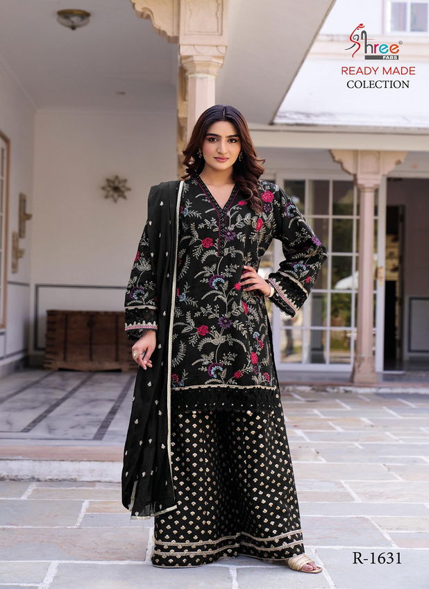 R 1631 By Shree Fabs slub Roman Pakistani Readymade Suits Orders In India