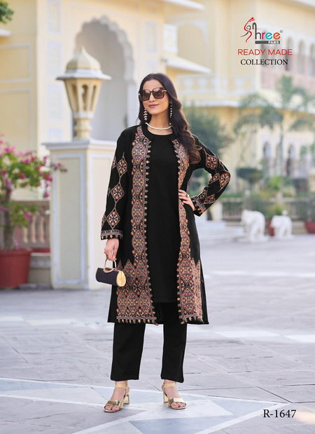 R 1647 By Shree Fabs Wollen Embroidery Readymade Suits Wholesale Online 