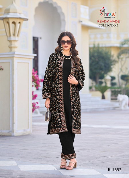 R 1652 By Shree Fabs Wollen Embroidery Readymade Suits Orders In India
