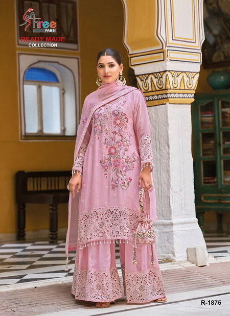 R 1875 By Shree Chiffon Viscose Pakistani Readymade Suits Suppliers In India