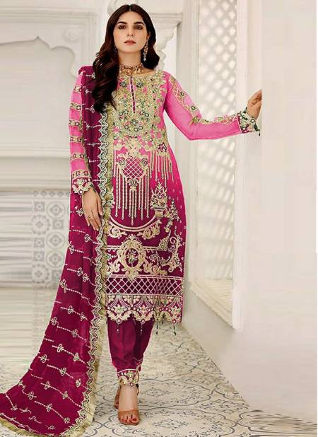 R 580 nx By Ramsha Pakistani Salwar Suits Catalog - The Ethnic World