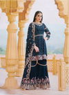R Zaraa New Wedding Wear Heavy Georgette With Embroidery Salwar Kameez Collection