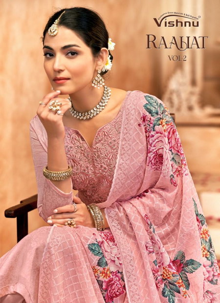 Raahat Vol 2 By Vishnu Georgette Surat Dress Material Wholesale Market