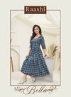 Raashi Bella Latest Fancy Regular Wear Heavy Rayon Printed Anarkali Kurtis Collection
