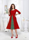 Raashi Hitachi Regular Wear Rayon Printed Anarkali Kurti Collection