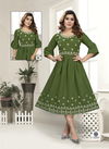 Raashi Tanvi Fancy Ethnic Wear Rayon Designer Anarkali Kurti Collection