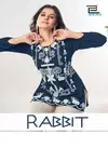 Rabbit By Blue Hills Rayon With Embroidery Ladies Top Wholesale Online